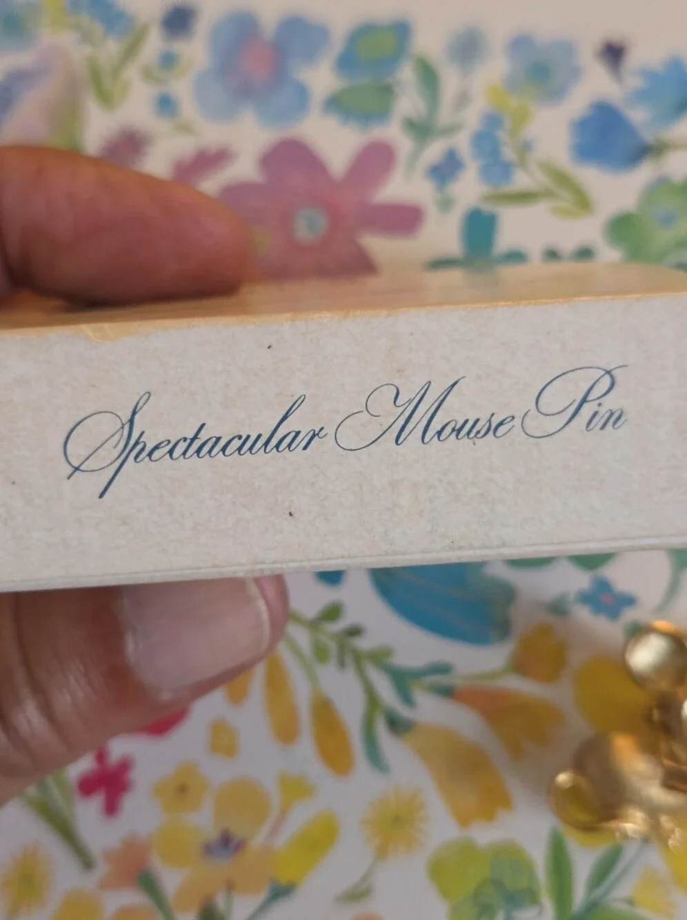 Vintage Avon Mouse Brooch